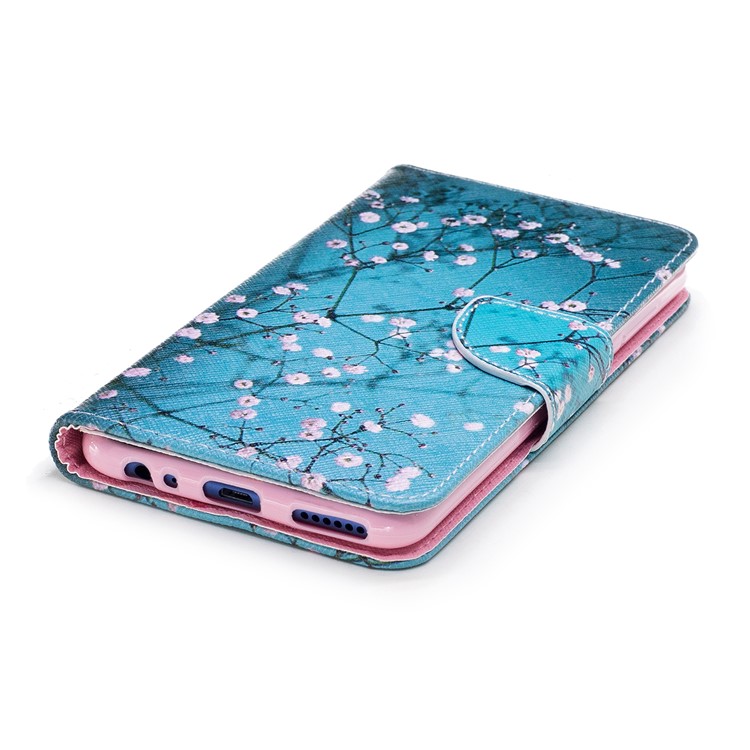 Pattern Printing PU Leather Wallet Shell for Huawei Mate 10 Lite / nova 2i / Maimang 6 / Honor 9i (India) - Wintersweet-6