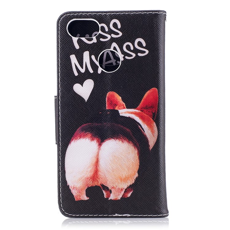 Pattern Printing Magnetic Leather Wallet Shell with Stand for Huawei P9 lite mini / Enjoy 7 / Y6 Pro (2017) - Kiss My Ass-3