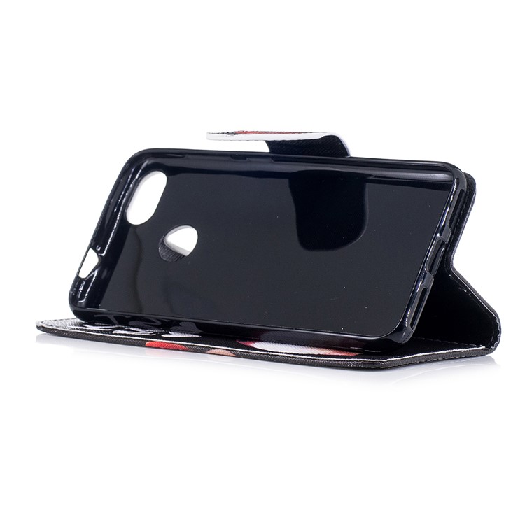 Pattern Printing Magnetic Leather Wallet Shell with Stand for Huawei P9 lite mini / Enjoy 7 / Y6 Pro (2017) - Kiss My Ass-5