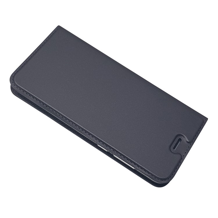 Magnetic Card Holder Leather Stand Case Phone Accessory for Huawei Honor 9 - Black-5