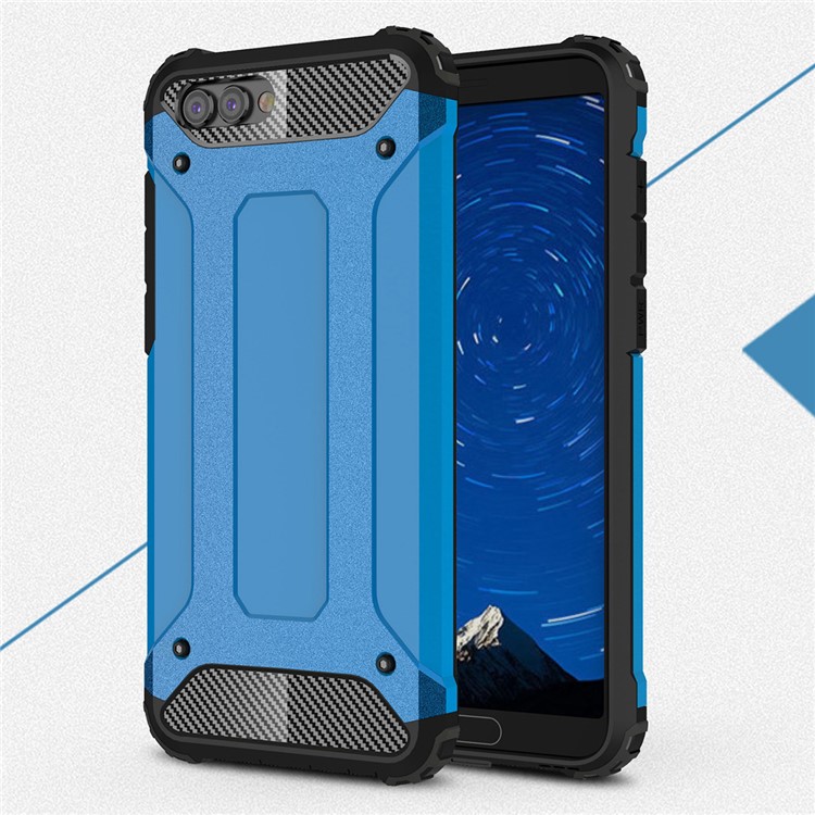 Armor Guard Plastic + TPU Hybrid Protective Case for Huawei Honor V10 / Honor View 10 - Baby Blue-1