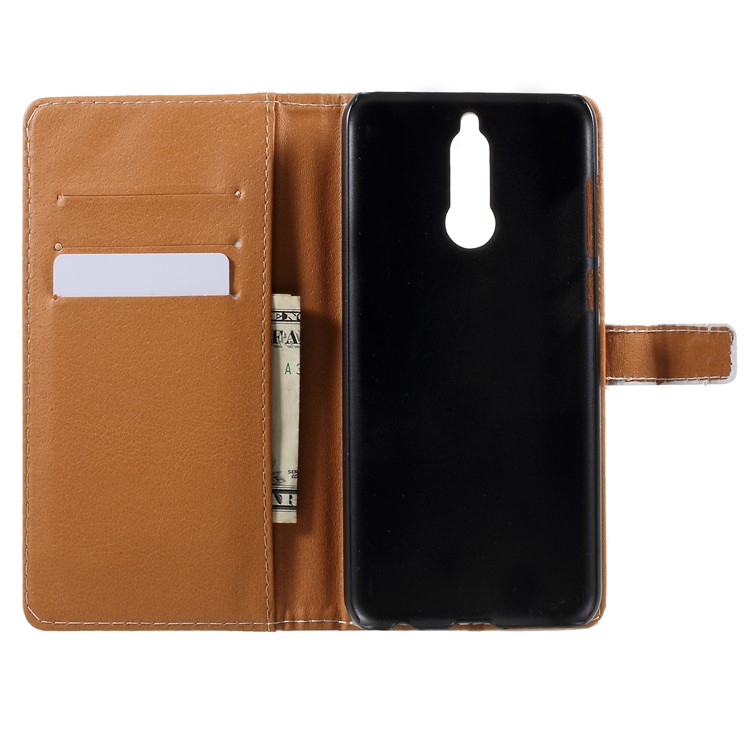 Pattern Printing PU Leather Wallet Case for Huawei Mate 10 Lite / nova 2i / Maimang 6 / Honor 9i (India) - Police Public Call Box-6