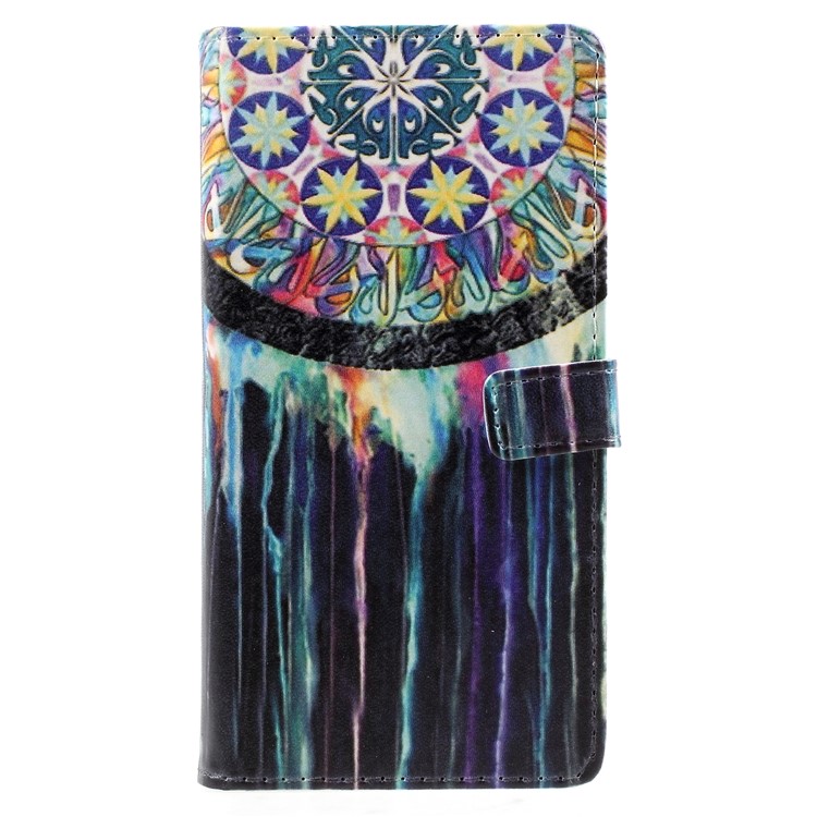 Pattern Printing PU Leather Wallet Shell for Huawei Mate 10 Lite / nova 2i / Maimang 6 / Honor 9i (India) - Dream Catcher-1
