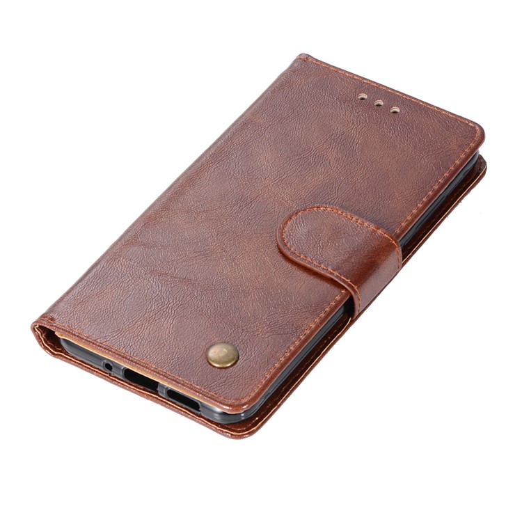 Premium Vintage PU Leather Wallet Stand Mobile Cover Shell for Huawei P10 Lite - Coffee-7