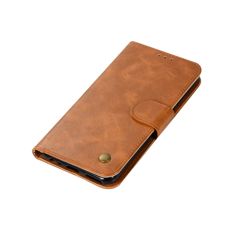 Premium Vintage PU Leather Wallet Shell Accessory for Huawei Mate 10 Lite / nova 2i / Maimang 6 / Honor 9i (India) - Brown-7