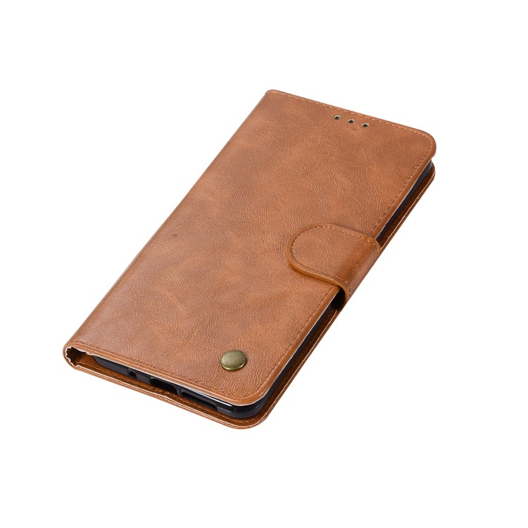 Premium Vintage Leather Wallet Shell Case for Huawei Mate 10 Pro - Brown-7