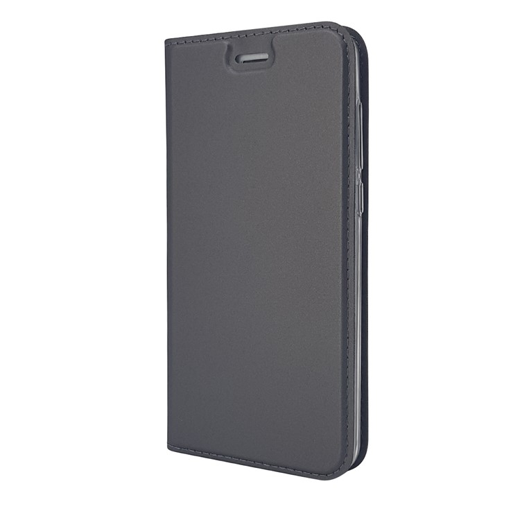 Auto-absorbed Magnetic Leather Card Holder Stand Case for Huawei Honor 6A / Honor 5C pro - Black-10