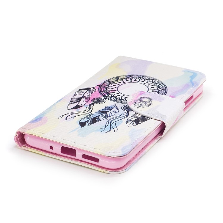 Pattern Printing Wallet Leather Protection Case for Huawei P10 Lite - Dream Catcher-4