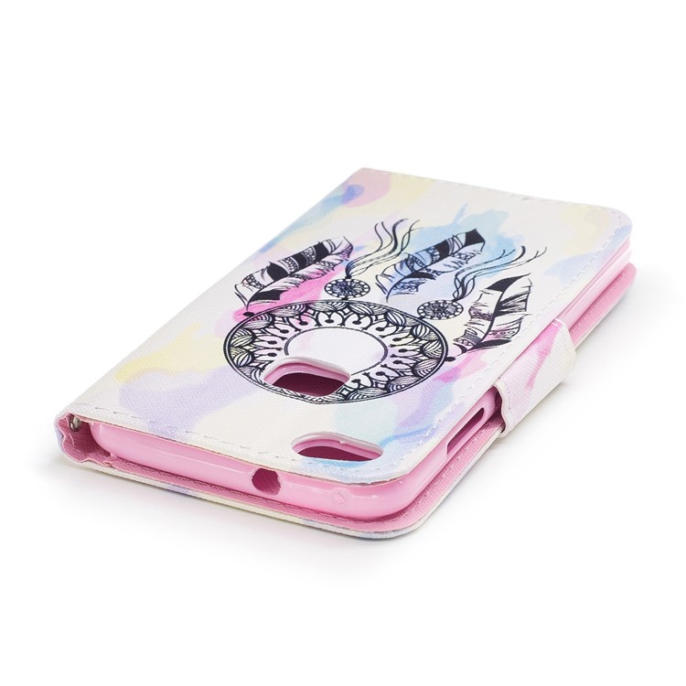 Pattern Printing Wallet Leather Protection Case for Huawei P10 Lite - Dream Catcher-5
