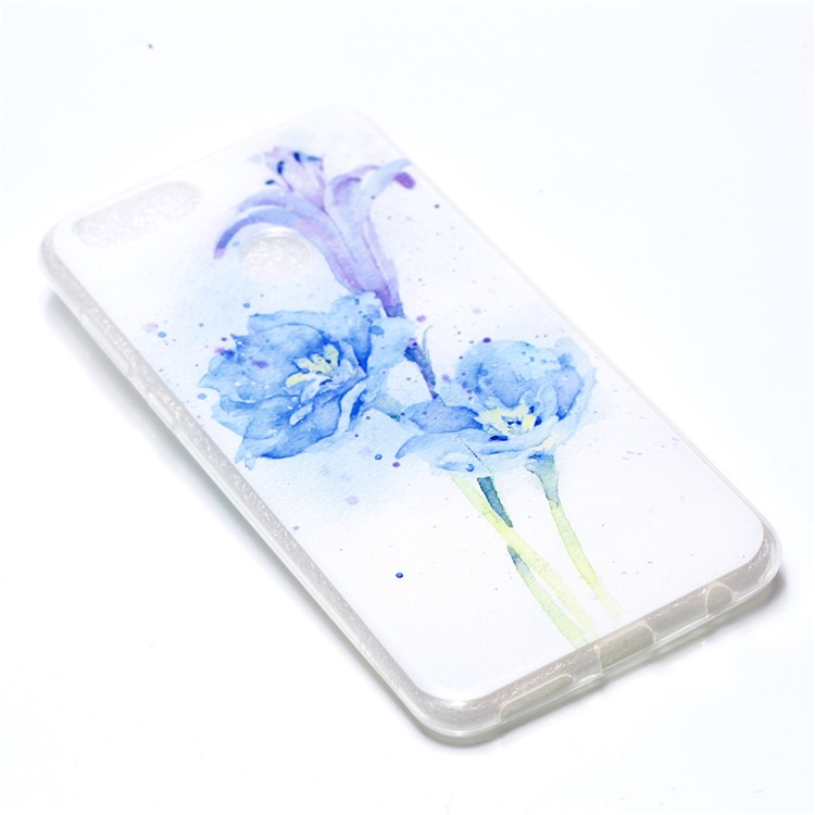 Pattern Printing Soft TPU Protection Cover for Huawei Honor 7X - Pretty Flower-3