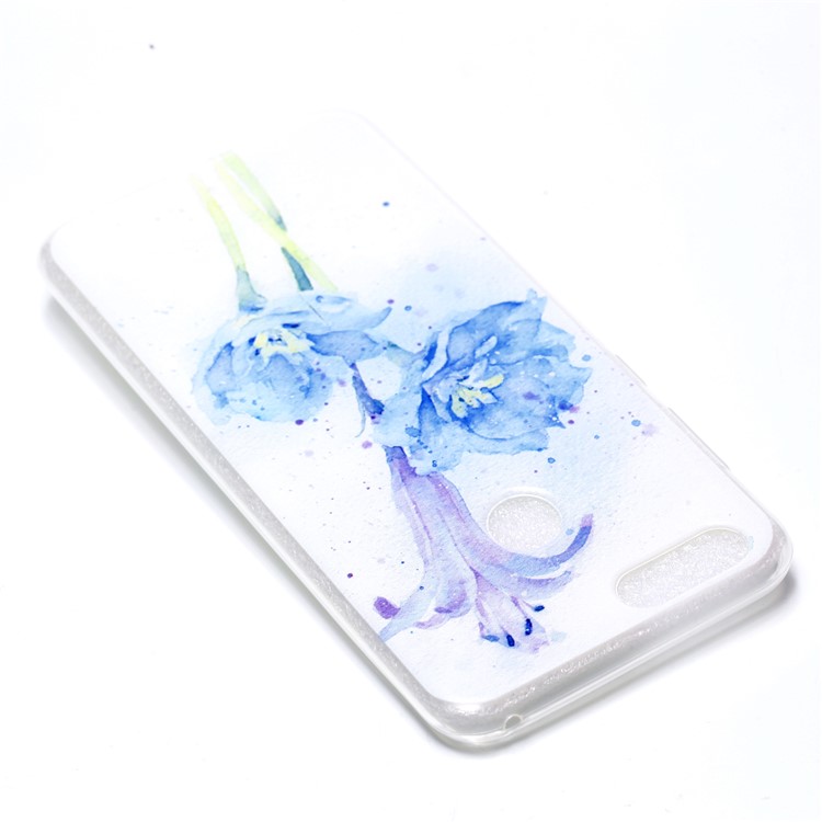 Pattern Printing Soft TPU Protection Cover for Huawei Honor 7X - Pretty Flower-4