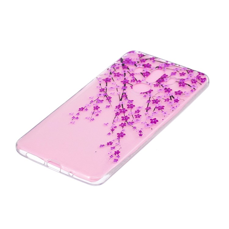 Embossment TPU Phone Cover for Huawei Mate 10 Pro - Blooming Flowers-2