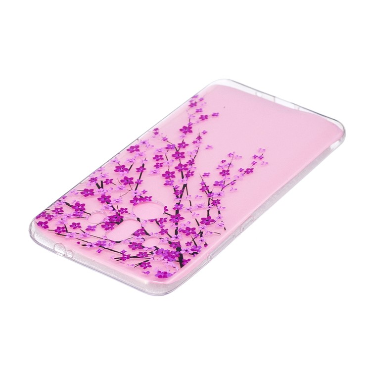 Embossment TPU Phone Cover for Huawei Mate 10 Pro - Blooming Flowers-3