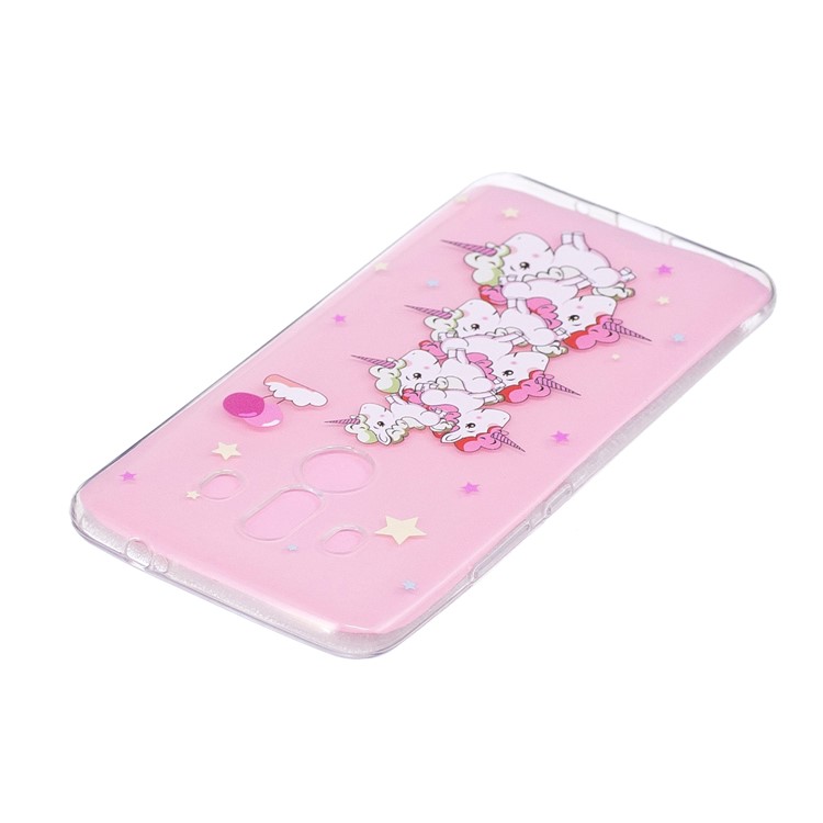 For Huawei Mate 10 Pro Embossing Pattern TPU Soft Case Accessory - Stacking Unicorns-3