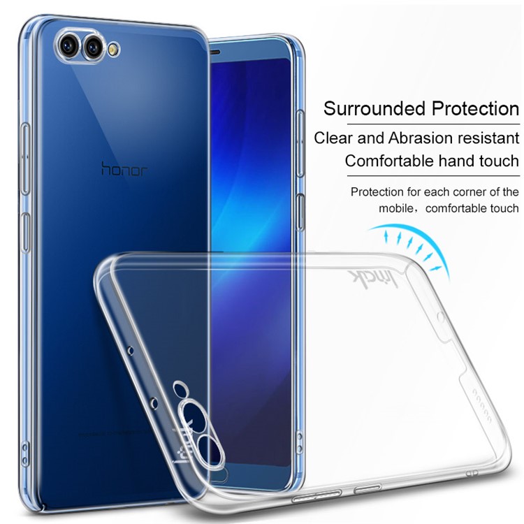IMAK Crystal Case II Pro for Huawei Honor V10/View 10 Scratch-resistant Clear PC Hard Shell-1