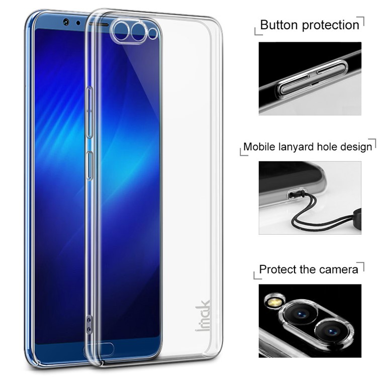 IMAK Crystal Case II Pro for Huawei Honor V10/View 10 Scratch-resistant Clear PC Hard Shell-3
