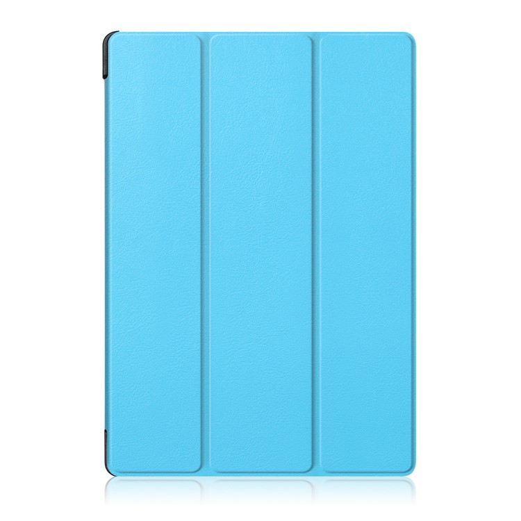 Tri-fold PU Leather Stand Case Protector for Huawei MediaPad M3 Lite 10 WP - Baby Blue-2