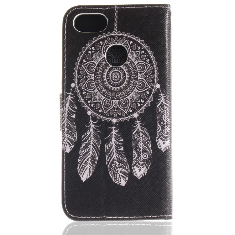 Patterned PU Leather Stand Phone Shell for Huawei P9 lite mini / Y6 Pro (2017) / Enjoy 7 - Dream Catcher-3