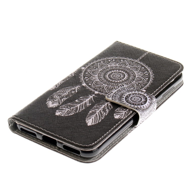 Patterned PU Leather Stand Phone Shell for Huawei P9 lite mini / Y6 Pro (2017) / Enjoy 7 - Dream Catcher-4