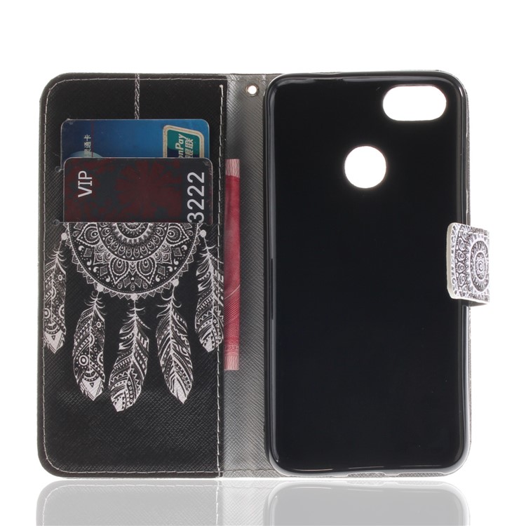 Patterned PU Leather Stand Phone Shell for Huawei P9 lite mini / Y6 Pro (2017) / Enjoy 7 - Dream Catcher-9