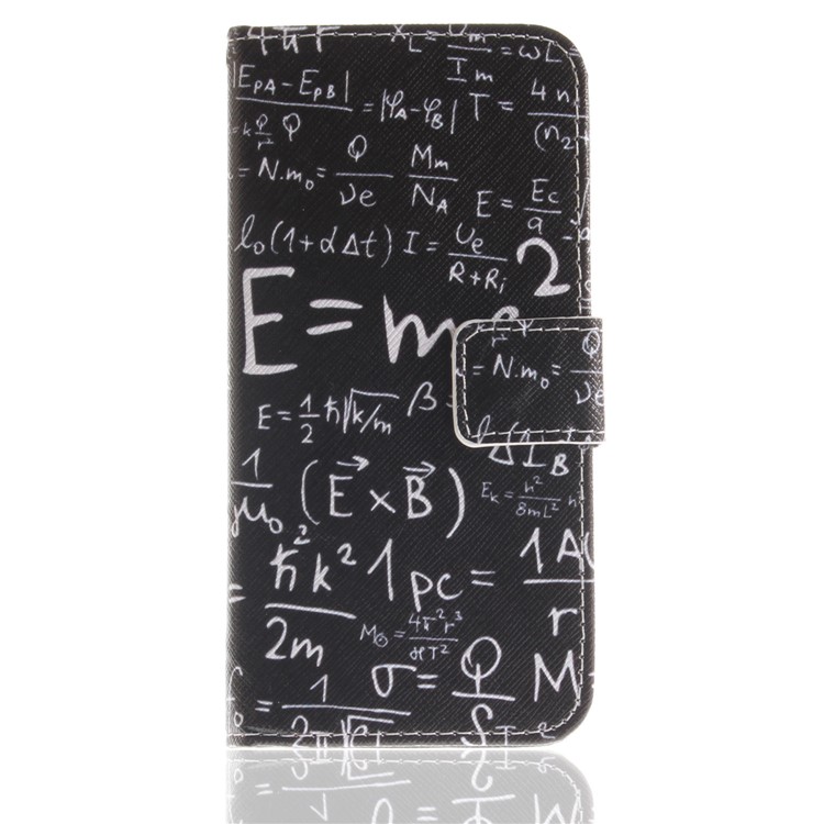 Patterned PU Leather Magentic Protective Shell for Huawei P9 lite mini / Y6 Pro (2017) / Enjoy 7 - Formula-2