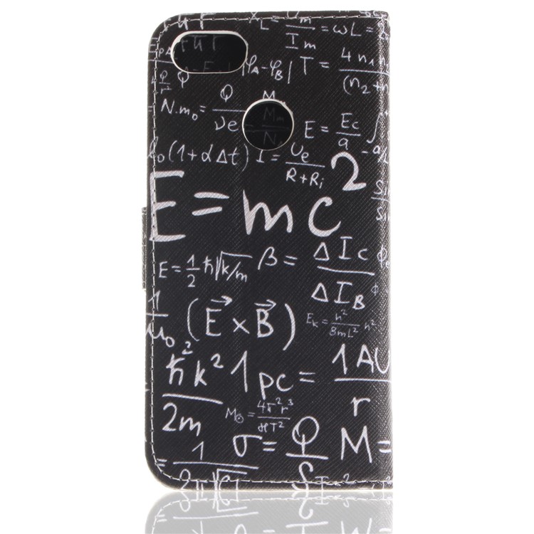 Patterned PU Leather Magentic Protective Shell for Huawei P9 lite mini / Y6 Pro (2017) / Enjoy 7 - Formula-3
