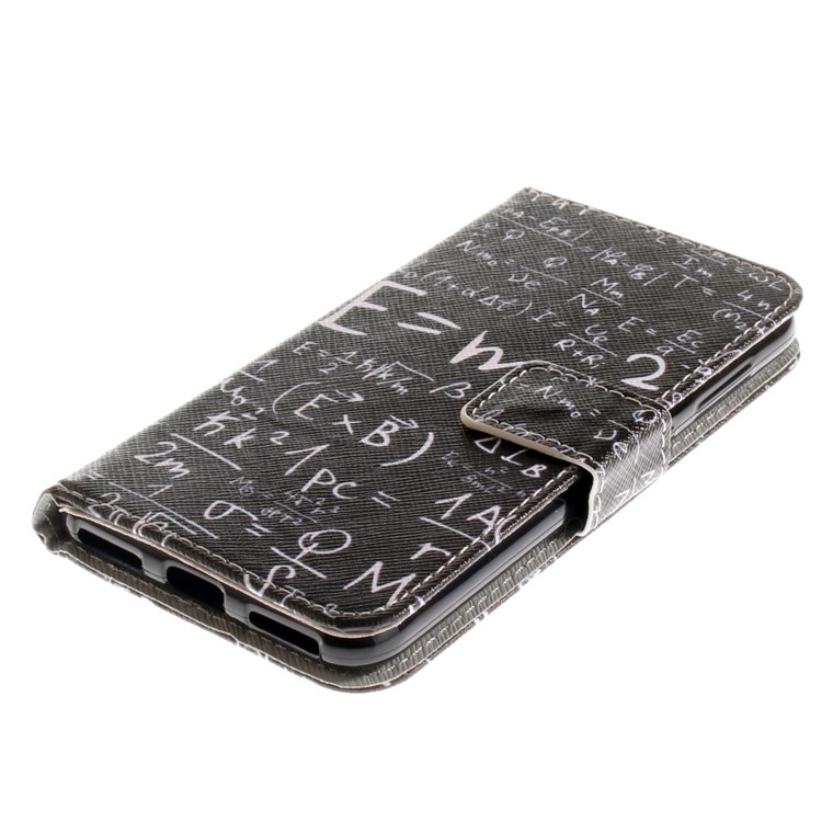 Patterned PU Leather Magentic Protective Shell for Huawei P9 lite mini / Y6 Pro (2017) / Enjoy 7 - Formula-4