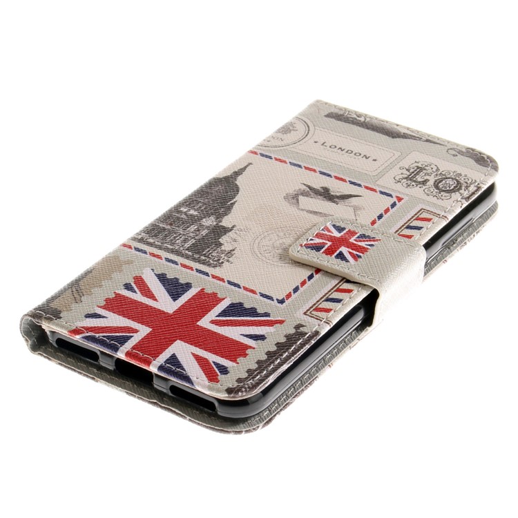 Patterned PU Leather Stand Cell Phone Case for Huawei P9 lite mini / Y6 Pro (2017) / Enjoy 7 - UK Flag-4