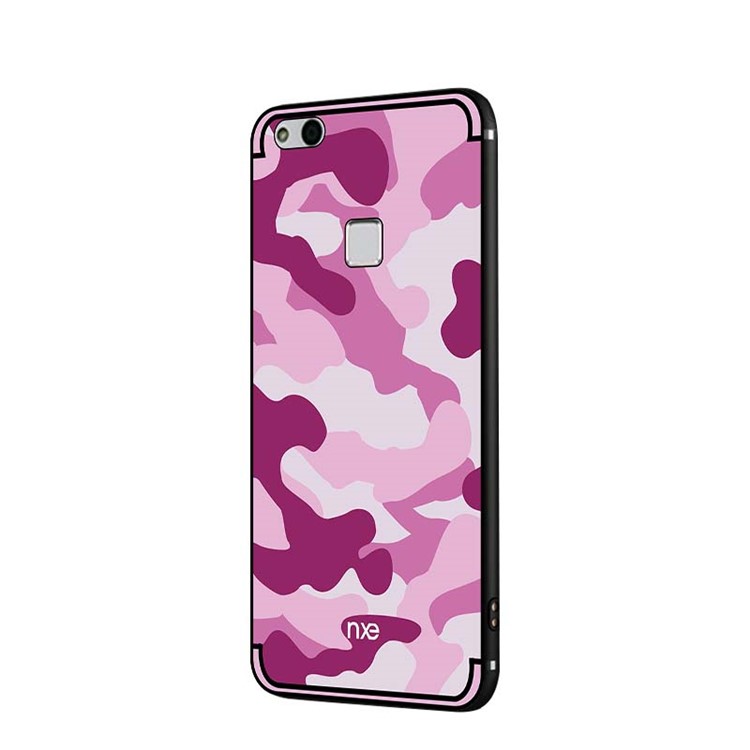 NXE Camouflage Series TPU + PC Hybrid Back Cover with Expanding Mount for Huawei P10 Lite - Pink-3