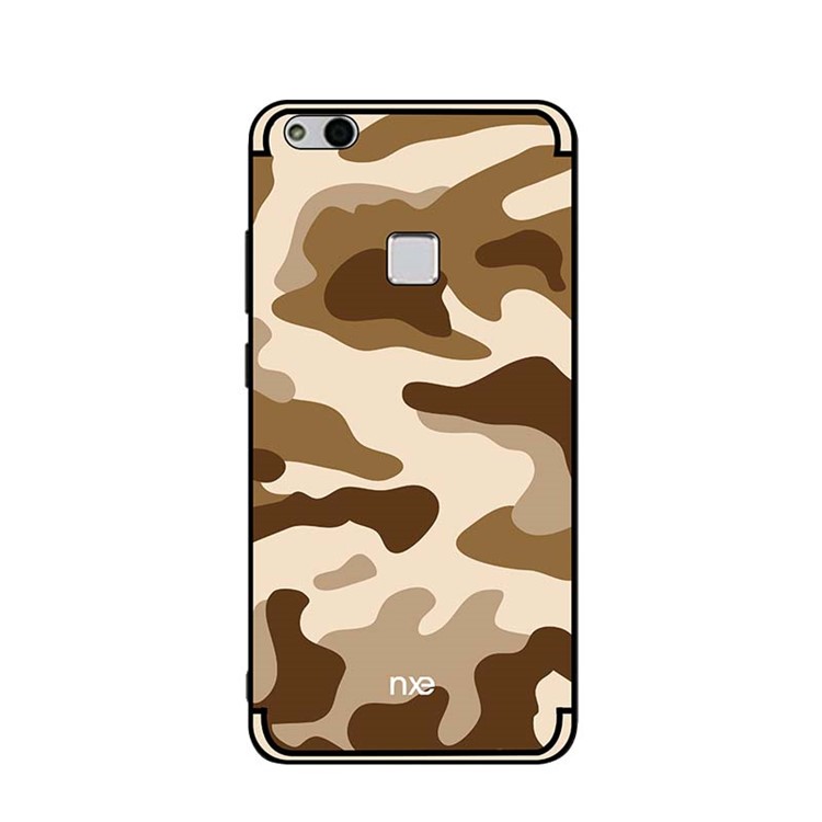 NXE Camouflage Series TPU + PC Hybrid Back Casing with Expanding Mount for Huawei P10 Lite - Khaki-2