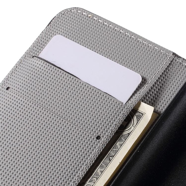 Wallet Leather Stand Cover Case for Huawei Y5 Y560 - Adorable Owls and Hearts-7