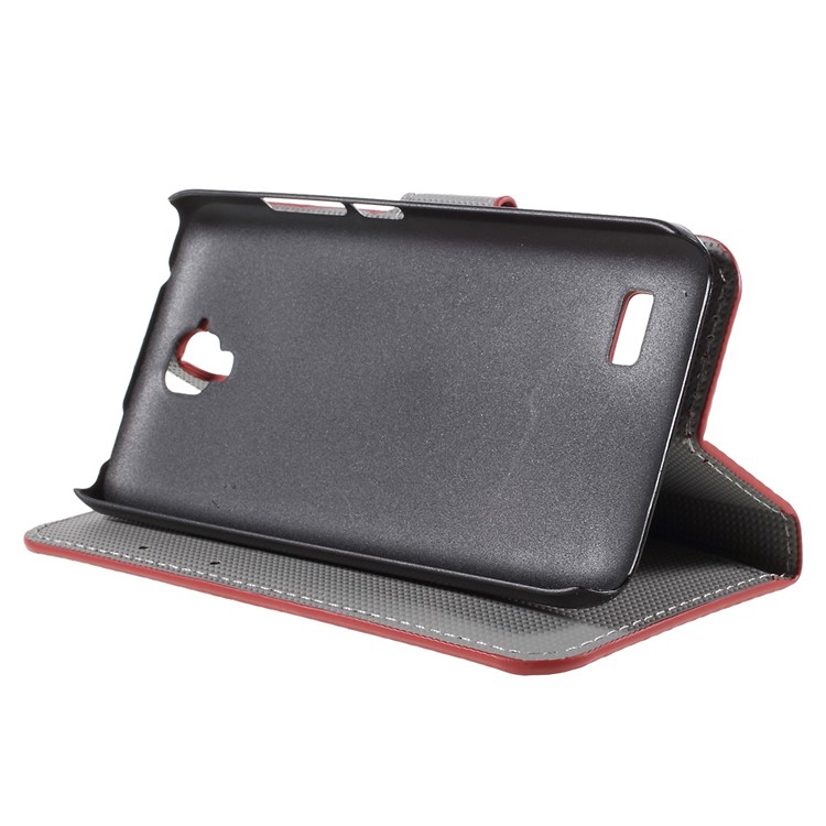 Wallet Leather Protective Case for Huawei Y5 Y560 - Retro American Flag-4