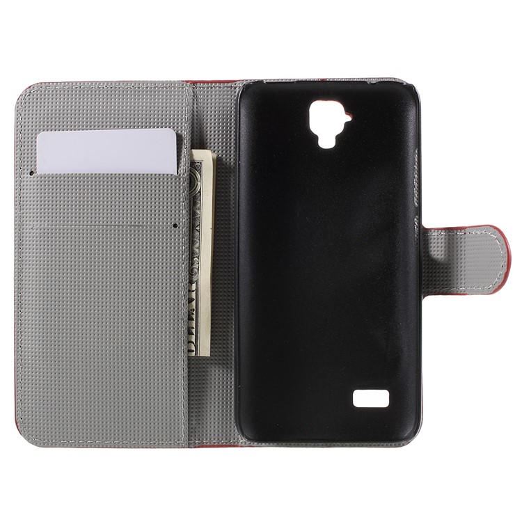 Wallet Leather Protective Case for Huawei Y5 Y560 - Retro American Flag-6