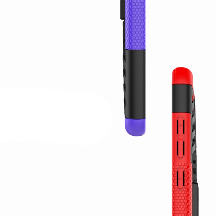 Anti-slip PC + TPU Hybrid Cover with Kickstand for Huawei Honor V10 / Honor View 10 - Red-3
