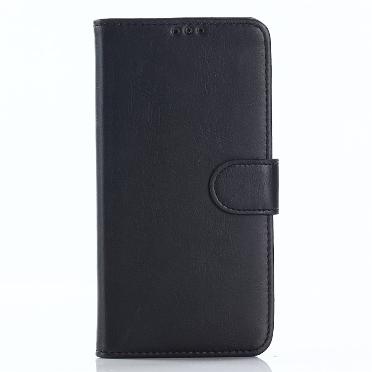 For Huawei Mate 10 Pro Crazy Horse Pattern Wallet Leather Shell - Black-1