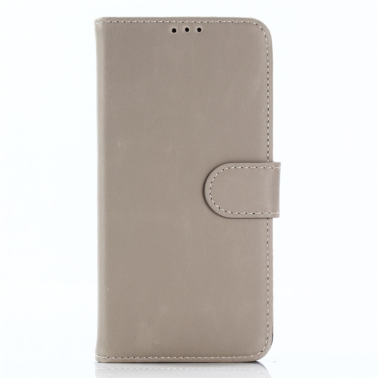 For Huawei Mate 10 Pro Crazy Horse Pattern Wallet Leather Cover - Grey-1