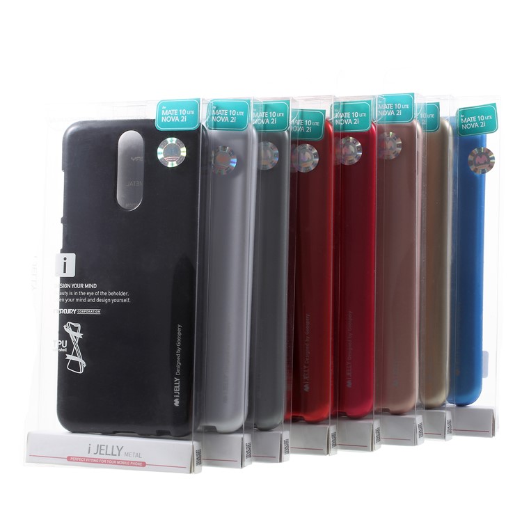 MERCURY GOOSPERY i JELLY TPU Case for Huawei Mate 10 Lite / nova 2i / Maimang 6 / Honor 9i (India) - Black-5