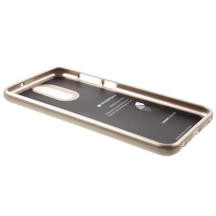MERCURY GOOSPERY i JELLY TPU Mobile Phone Casing for Huawei Mate 10 Lite / nova 2i / Maimang 6 / Honor 9i (India) - Gold-3