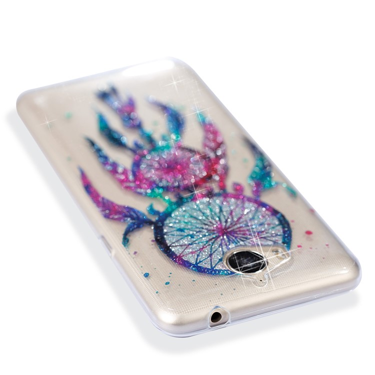 Flash Powder IMD Clear TPU Back Case for Huawei Y5 (2017) / Y6 (2017) - Dream Catcher-6