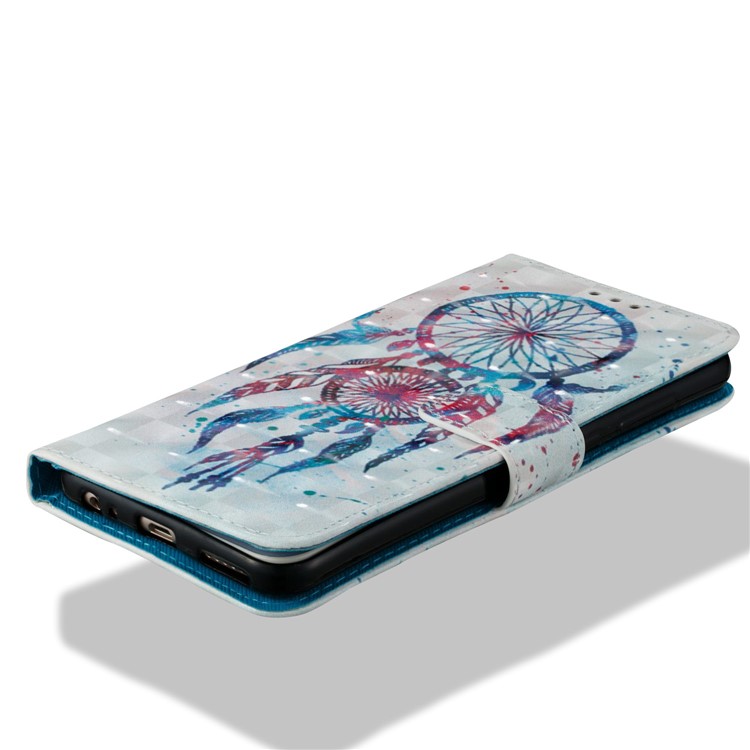 Vivid Pattern Stand Leather Wallet Phone Cover for Huawei Mate 10 Lite / nova 2i / Maimang 6 / Honor 9i (India) - Colorful Dream Catcher-5