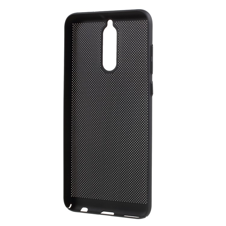 Hollow Mesh Heat Dissipation PC Shell for Huawei Mate 10 Lite / nova 2i / Maimang 6 / Honor 9i (India) - Black-3