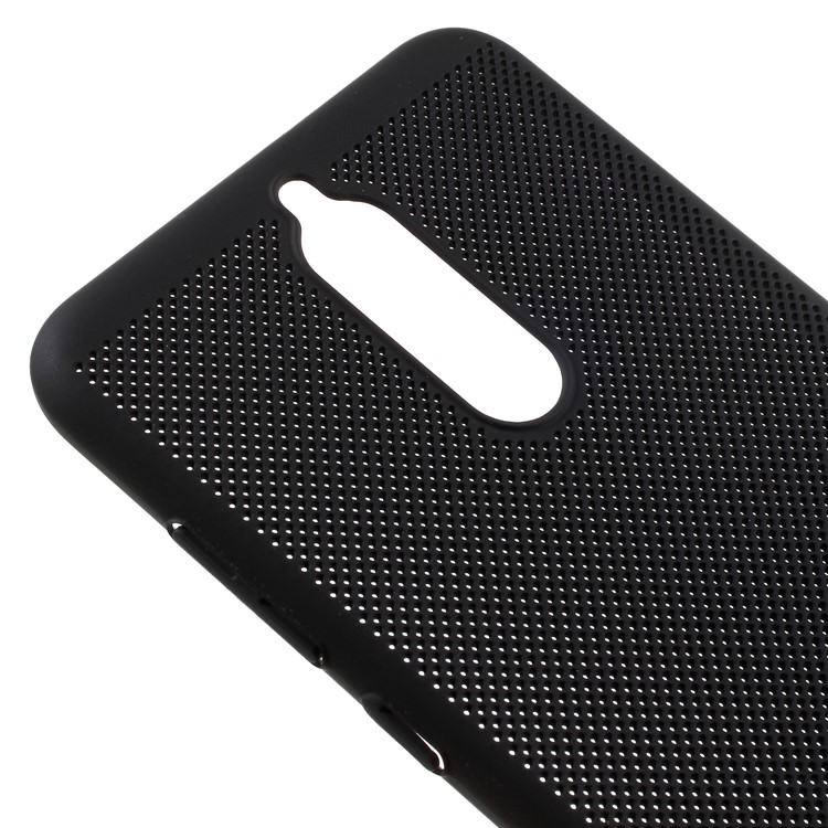 Hollow Mesh Heat Dissipation PC Shell for Huawei Mate 10 Lite / nova 2i / Maimang 6 / Honor 9i (India) - Black-4