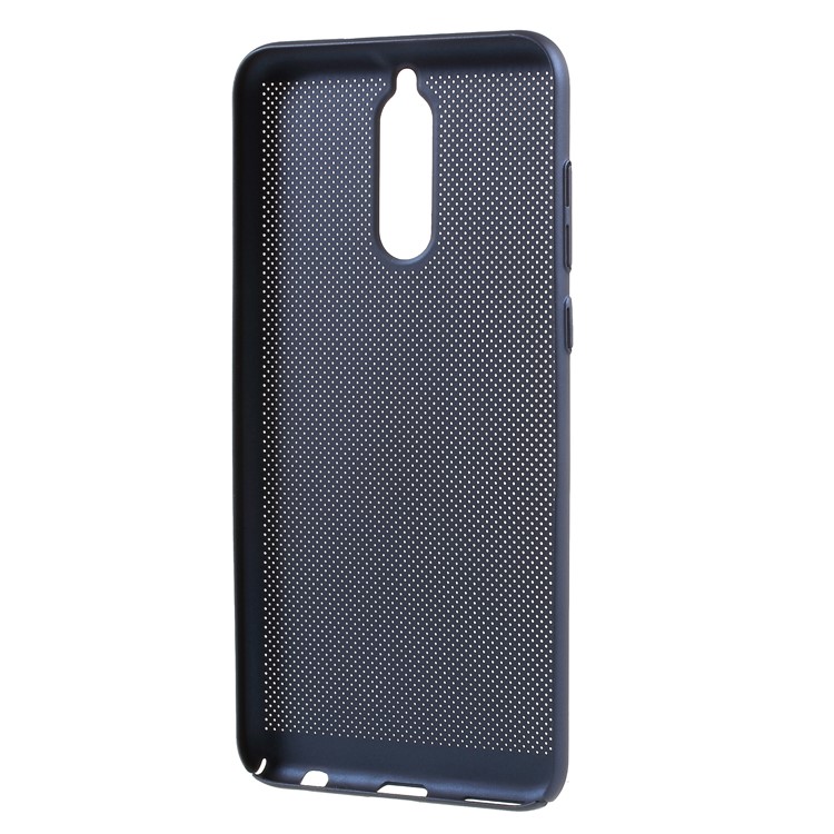 Hollow Mesh Heat Dissipation Plastic Phone Case for Huawei Mate 10 Lite / nova 2i / Maimang 6 / Honor 9i (India) - Dark Blue-3