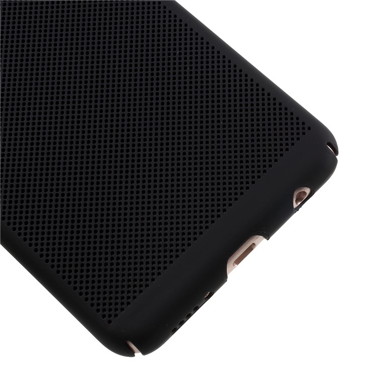 Hollow Mesh Heat Dissipation PC Cover Case for Huawei Honor 7X - Black-5