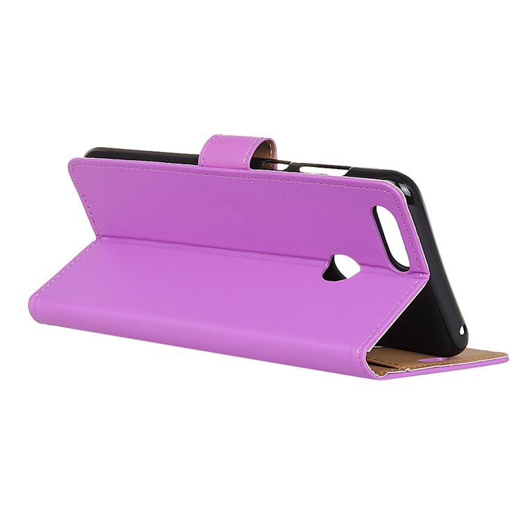 Flip Leather Wallet Stand Mobile Cover for Huawei Honor 9 Youth Edition/Honor 9 Lite - Purple-4