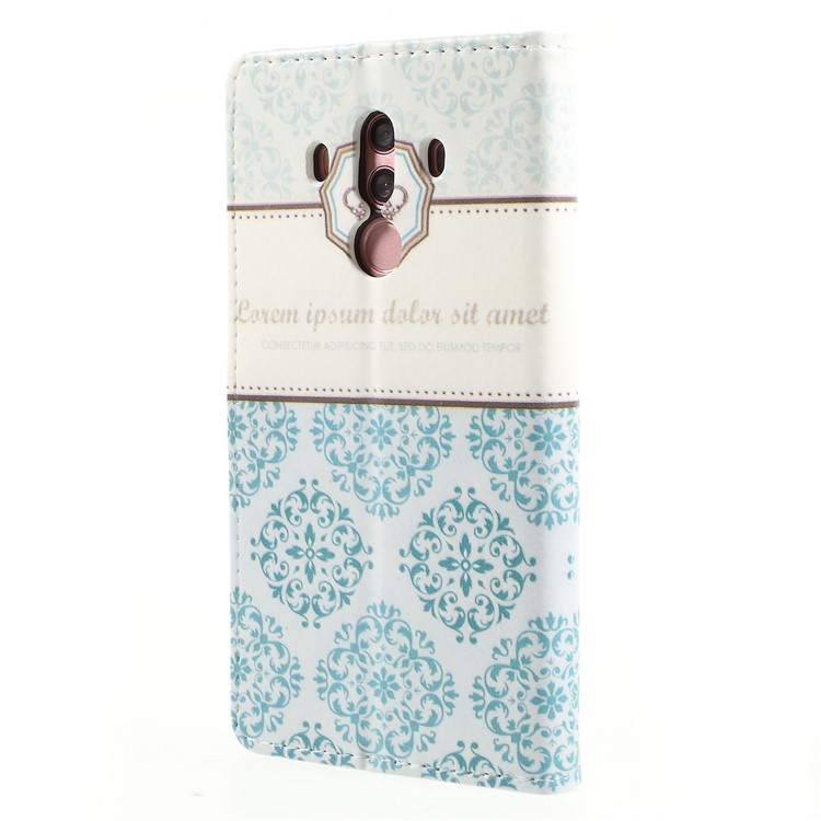 Pattern Printing Magnetic Leather Stand Shell for Huawei Mate 10 Pro - Crown-2