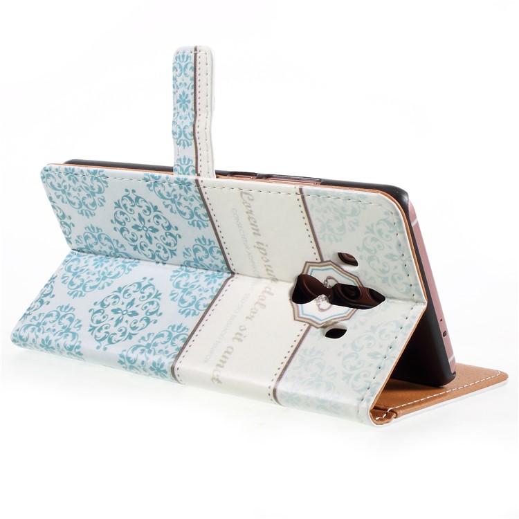 Pattern Printing Magnetic Leather Stand Shell for Huawei Mate 10 Pro - Crown-4