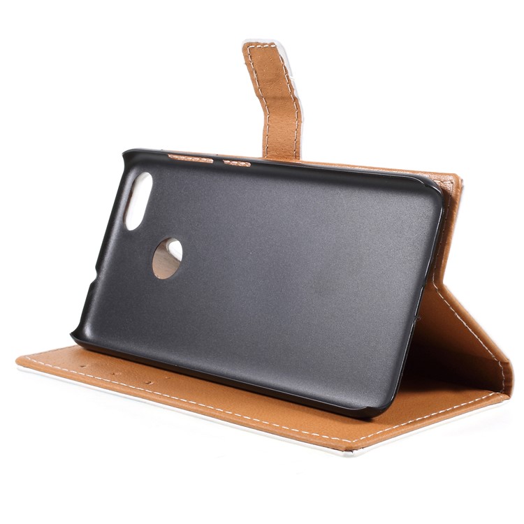 Pattern Printing Magnetic Leather Stand Phone Cover for Huawei Y6 Pro (2017) / Enjoy 7 / P9 lite mini - Eiffel Tower-4