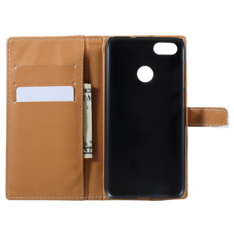 Pattern Printing Magnetic Leather Stand Phone Cover for Huawei Y6 Pro (2017) / Enjoy 7 / P9 lite mini - Eiffel Tower-6