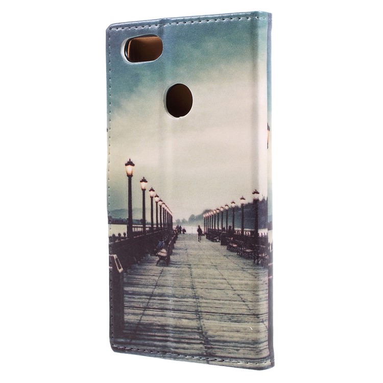 Pattern Printing Magnetic Leather Stand Mobile Accessory Case for Huawei Y6 Pro (2017) / Enjoy 7 / P9 lite mini - Street-2